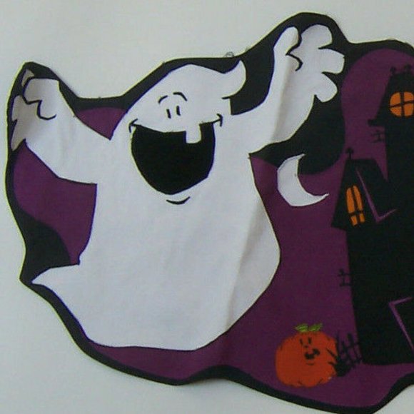 HALLOWEEN Happy Ghosts Table Runner - Picture 3 of 7